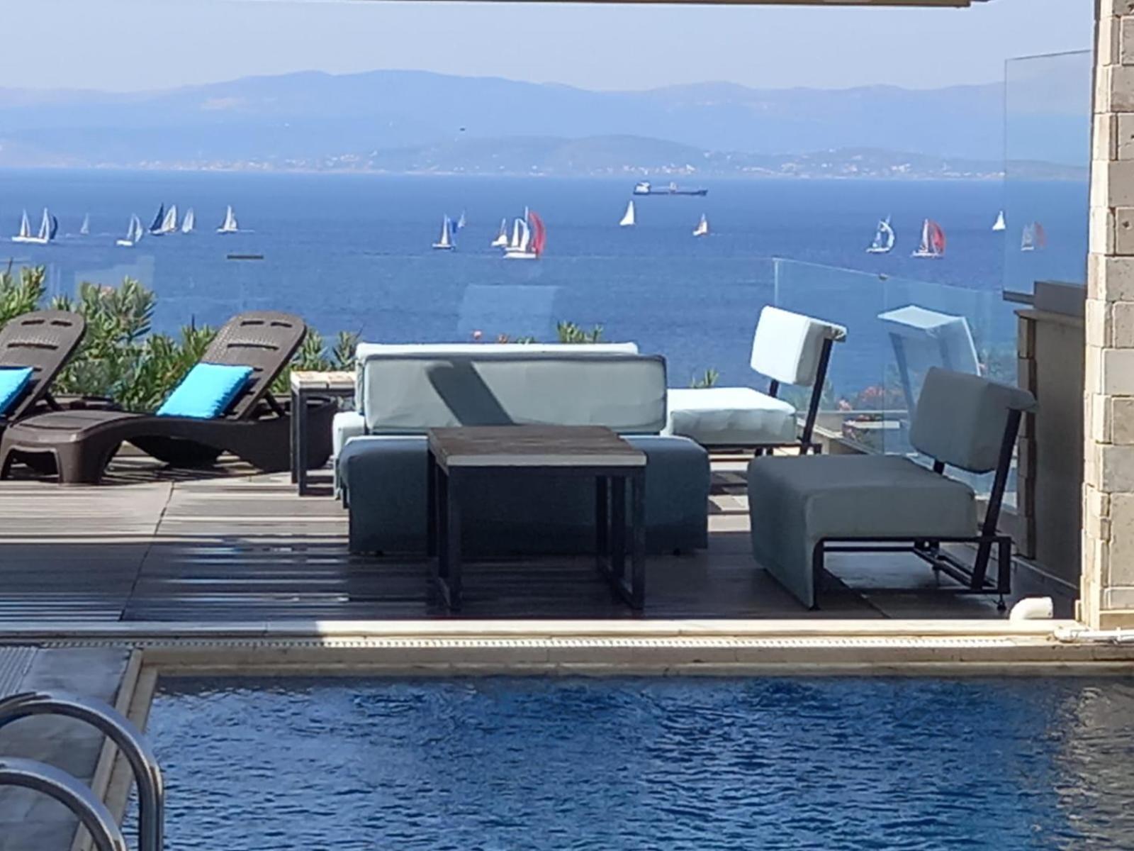 Çeşme Mavi Panorama Villa מראה חיצוני תמונה