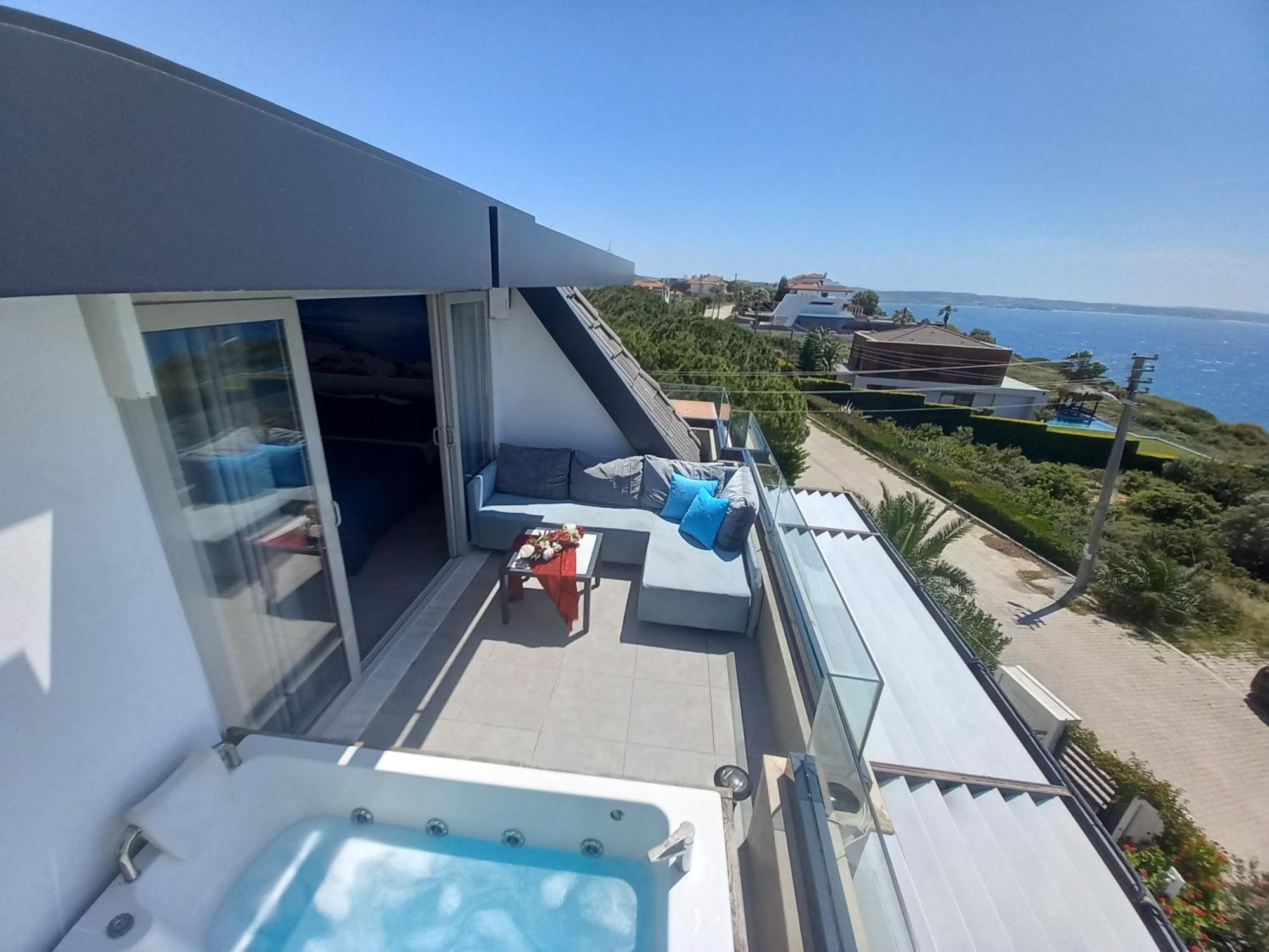 Çeşme Mavi Panorama Villa מראה חיצוני תמונה