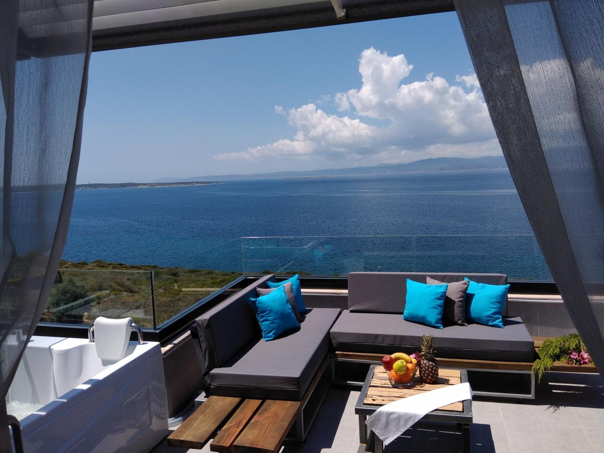 Çeşme Mavi Panorama Villa מראה חיצוני תמונה