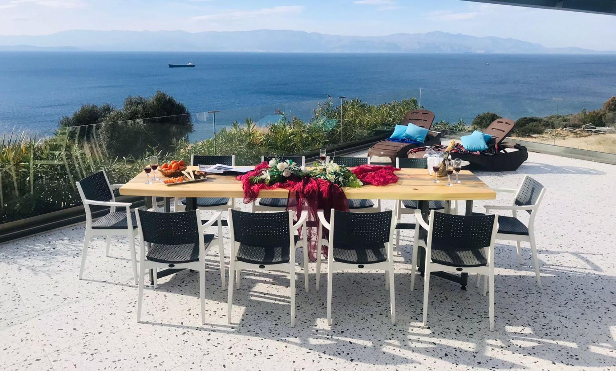 Çeşme Mavi Panorama Villa מראה חיצוני תמונה